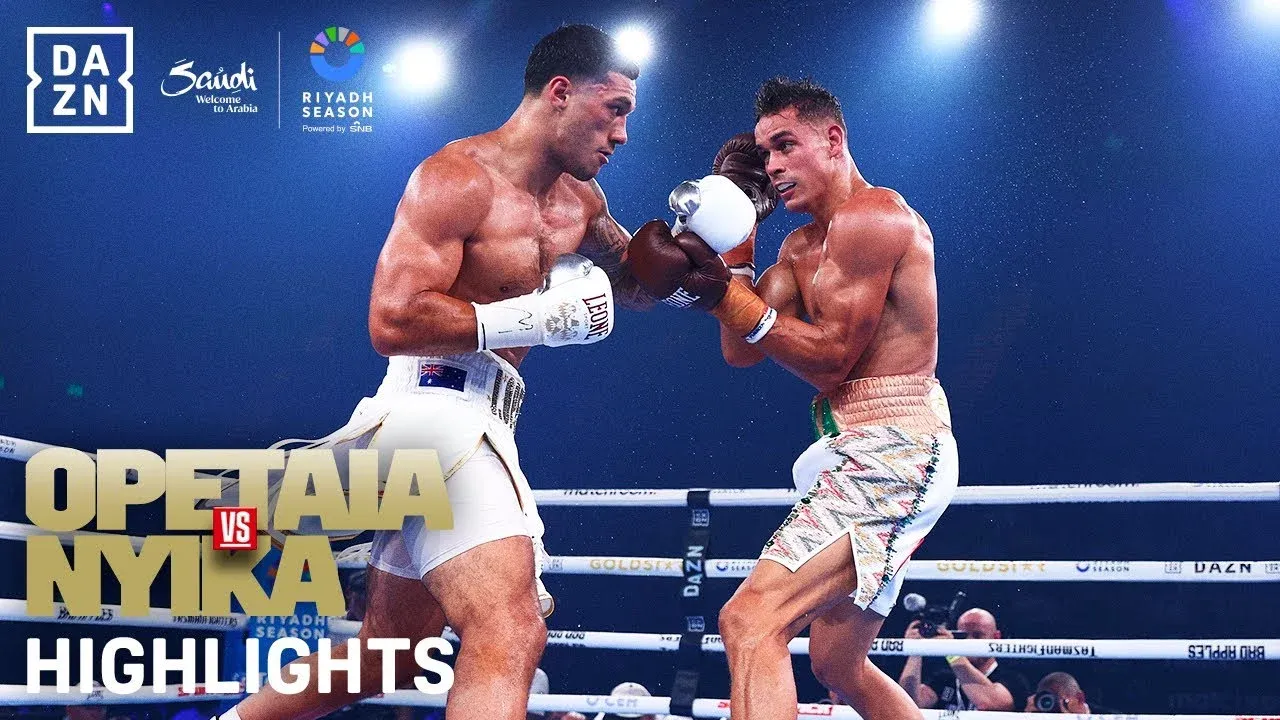 Jai Opetaia KOs David Nyika in ROUND 4, Retains IBF Cruiserweight Title