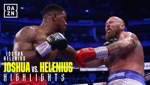 Anthony Joshua One-Punch KOs Robert Helenius in RD7, Wants Deontay Wilder Next | FIGHT HIGHLIGHTS